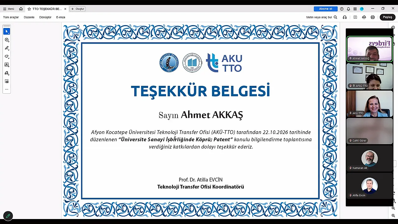 Buluşunuzu Çaldırmayın! AKÜ'den Hayati Patent Uyarısı