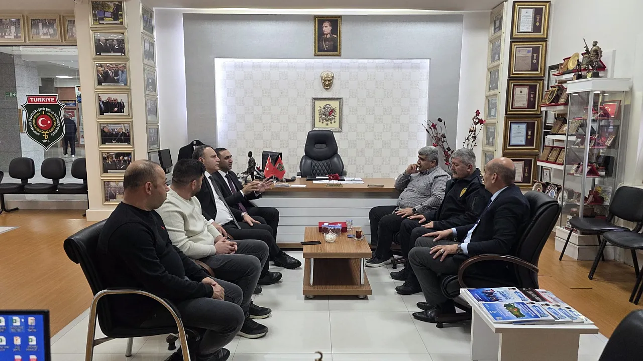 Sancak Muhafızlarından Şehit ve Gaziler Derneğine Ziyaret