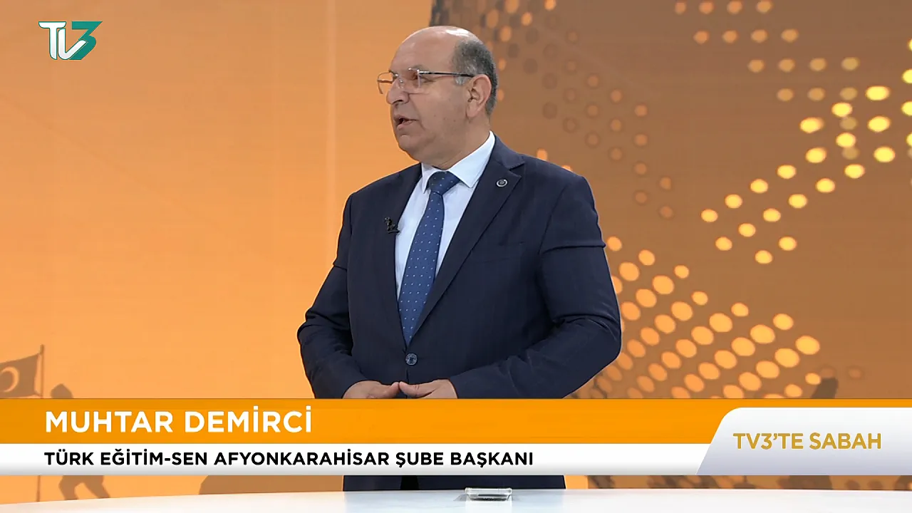 Türk Eğitim-Sen Afyonkarahisar Şube Başkanı Muhtar Demirci 'Okullarda Güvenlik Çalışanı Şart'