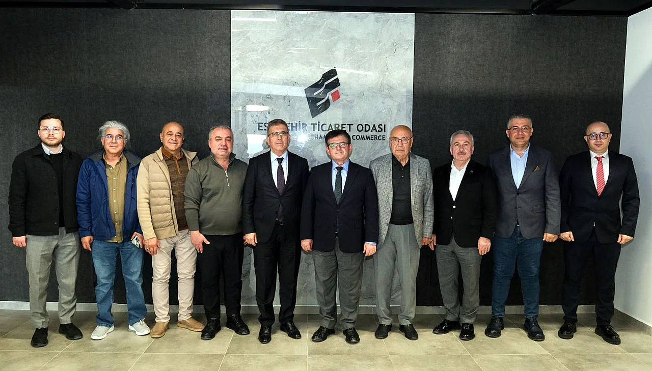 Afyon Heyeti Eskişehir Defterdarı Müsevitoğlu'nu Ziyaret Etti