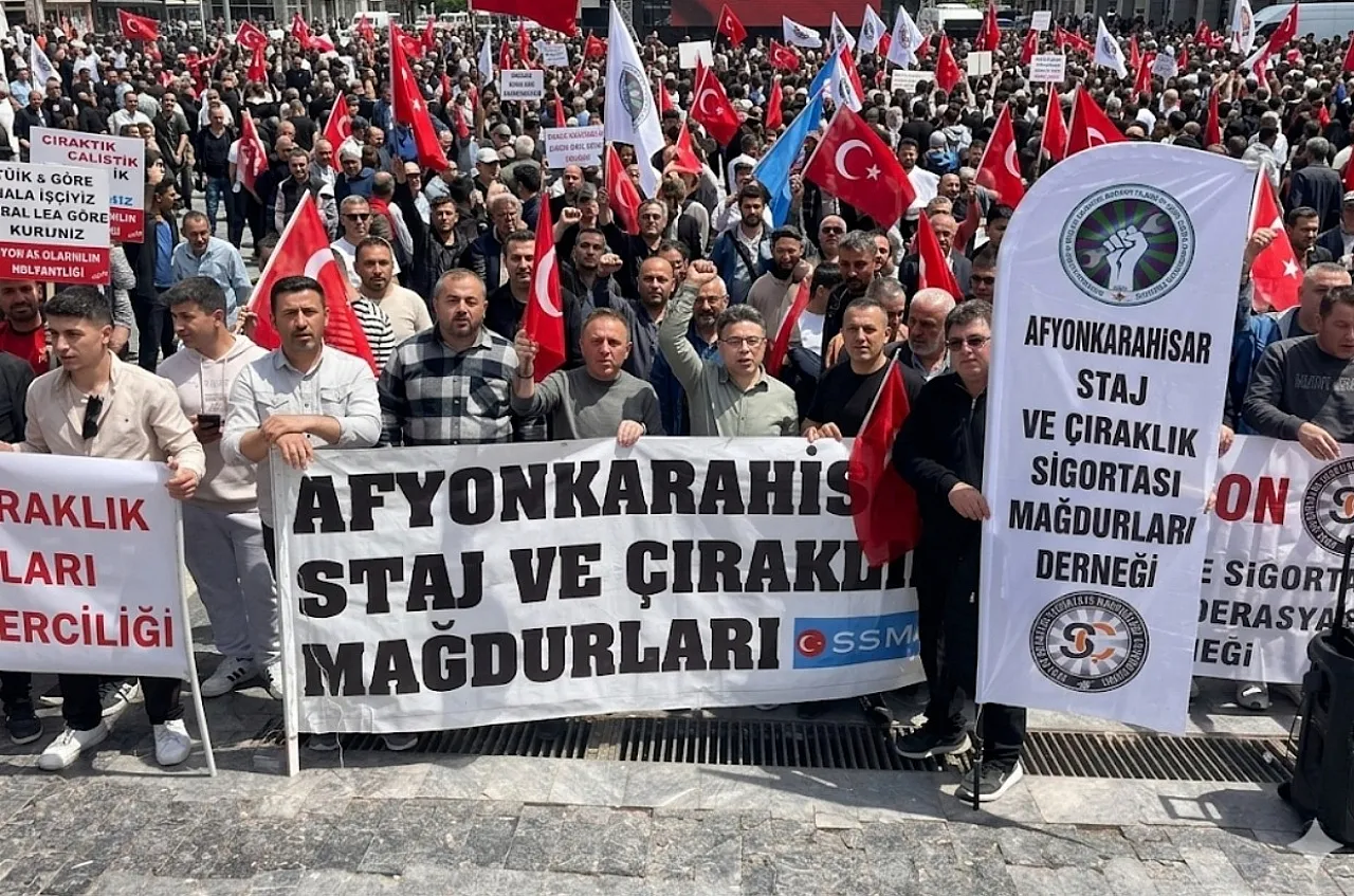 Staj ve Çıraklık Mağdurları Başkent'ten Seslendi