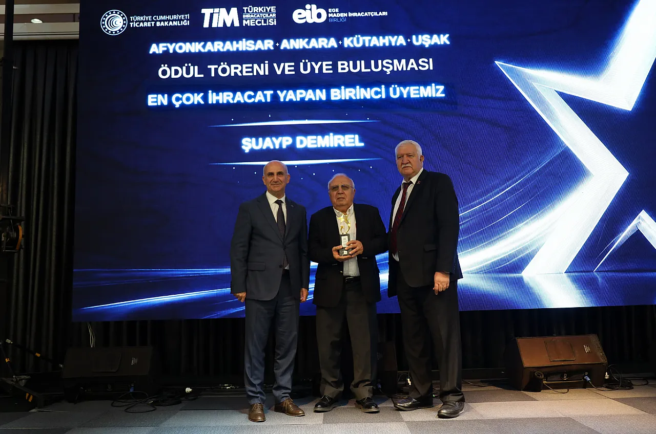Afyon'da 89 İhracatçı İçin Ödül Gecesi: Zirve El Değiştirmedi!