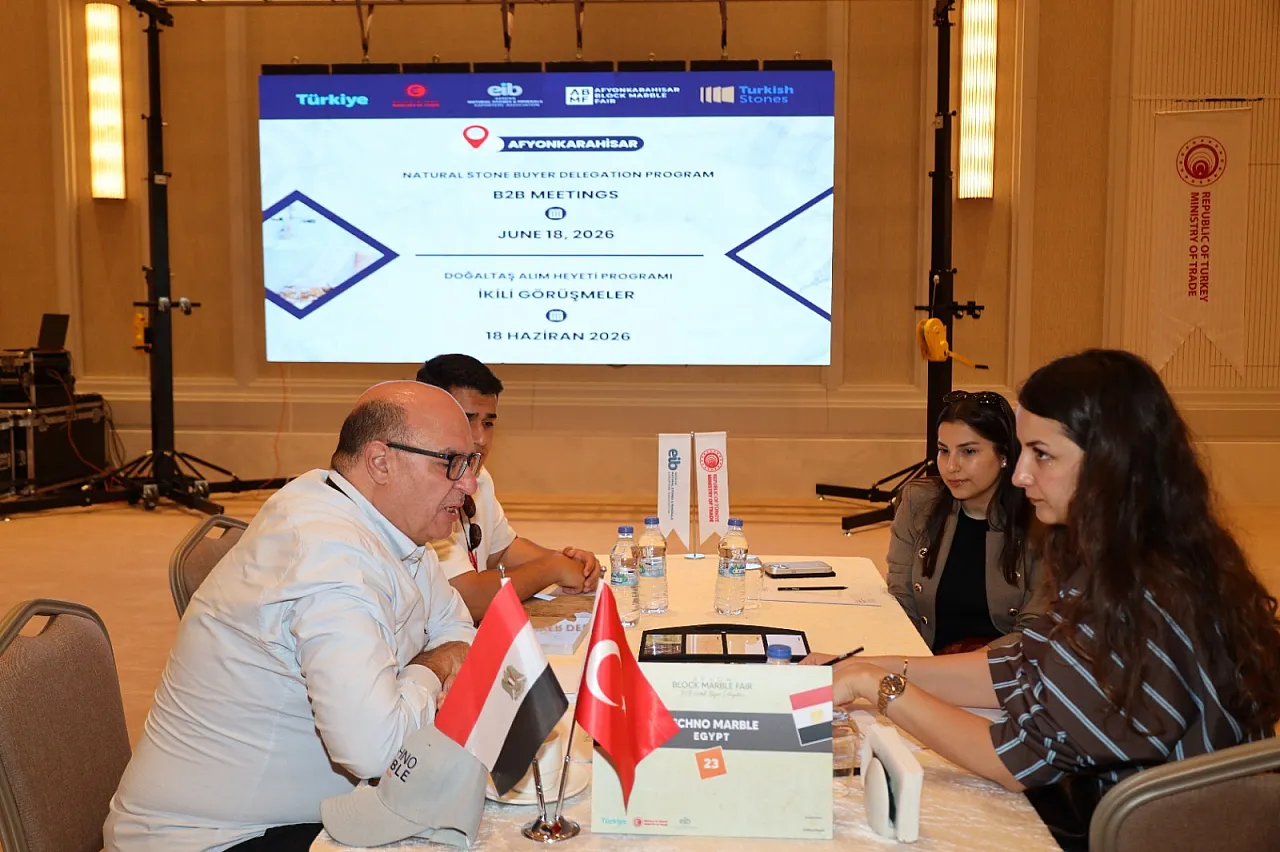 Ege Maden İhracatçıları Birliği Başardı… Afyon Fuarı'nda Alım Heyetleri…