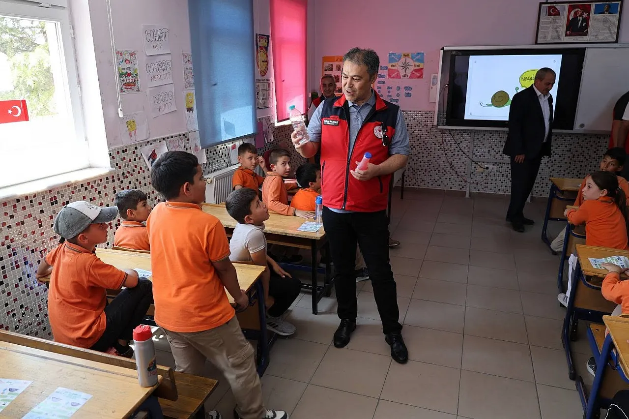 Susuz İlkokulunda Su Tasarrufu Ve Organik Tarım Anlatıldı