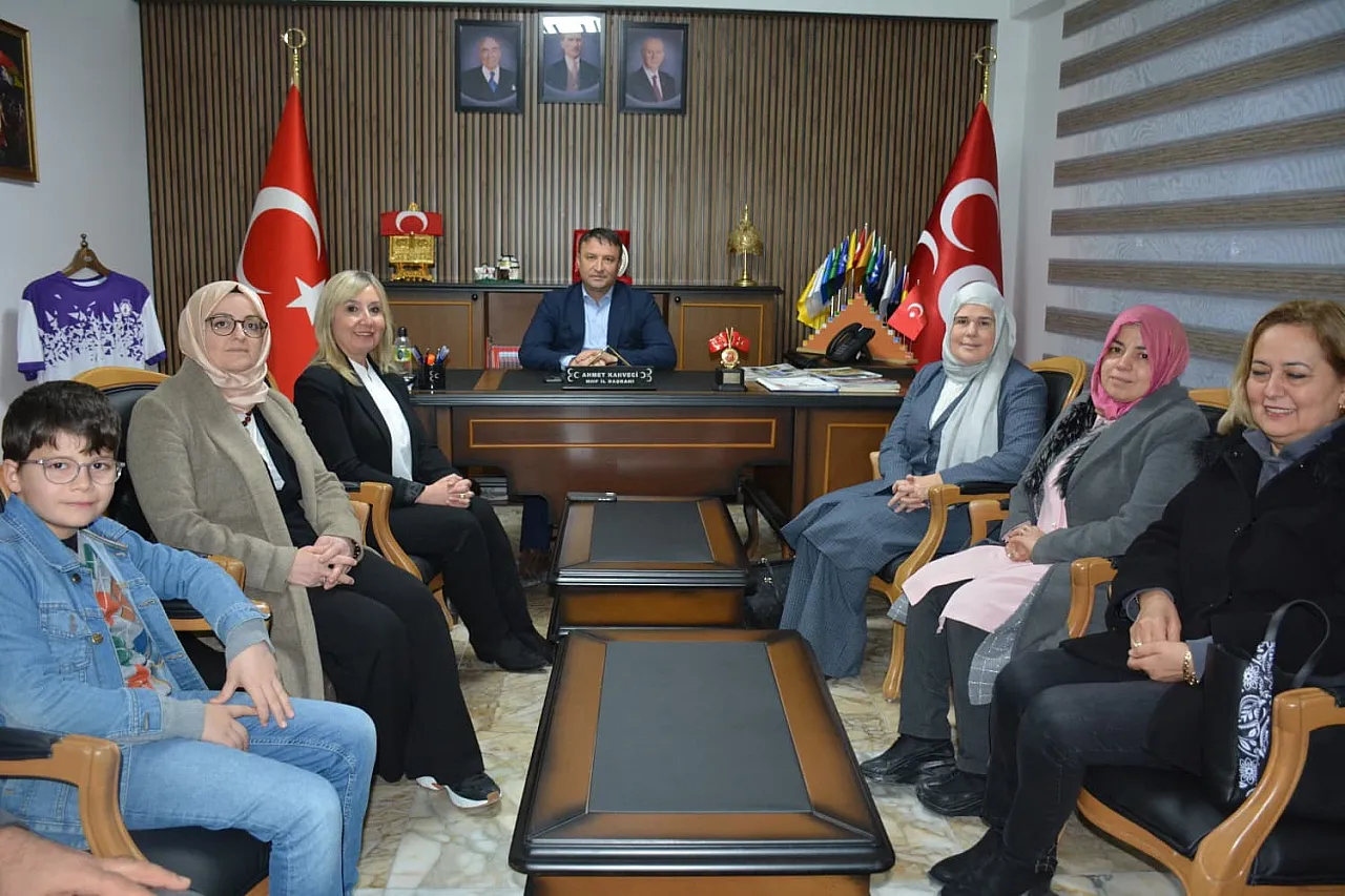 Kadınanalar Kültür Derneği'nden MHP'ye Ziyaret