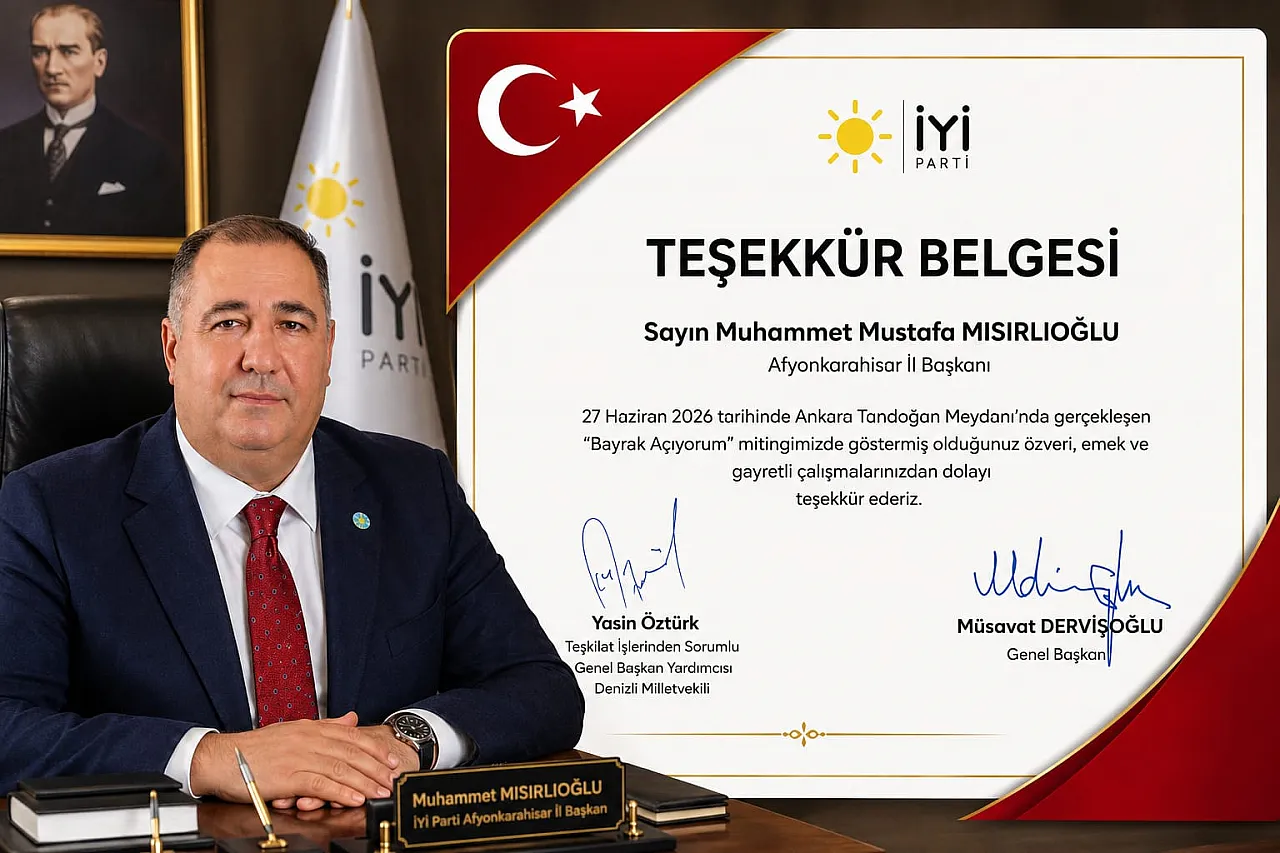 Başkan Mısırlıoğlu'na, Genel Merkezden Miting Teşekkürü