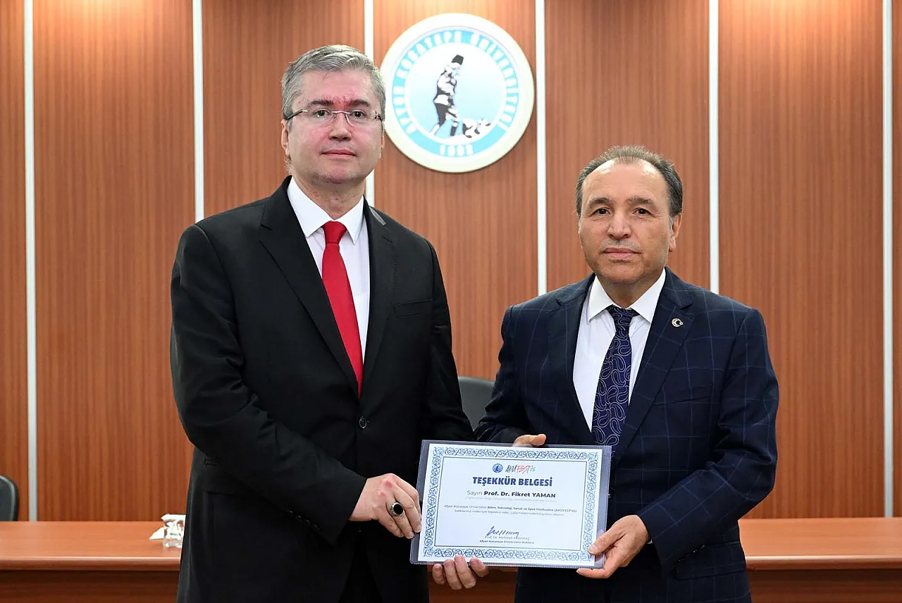 Rektör Karakaş'tan AKÜFEST Teşekkürü