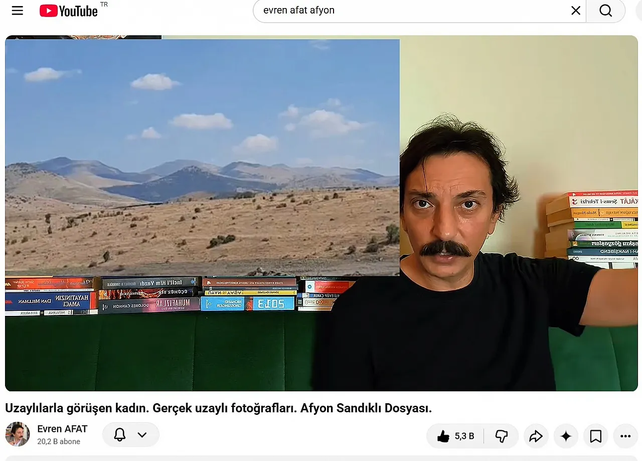 Afyonkarahisar'ın Sandıklı İlçesinde UFO İddiası
