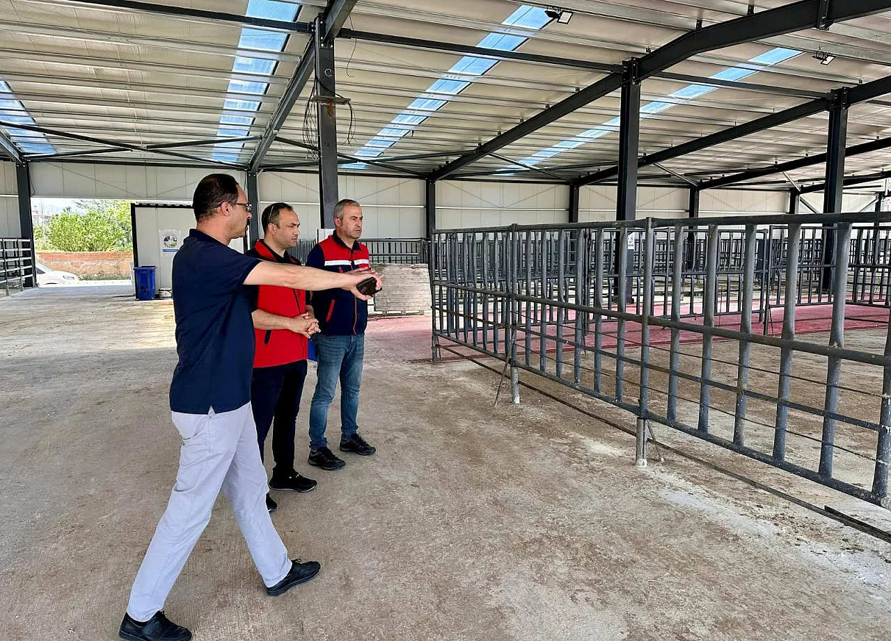 Bolvadin Hayvan Pazarı Açılış Öncesi Denetlendi