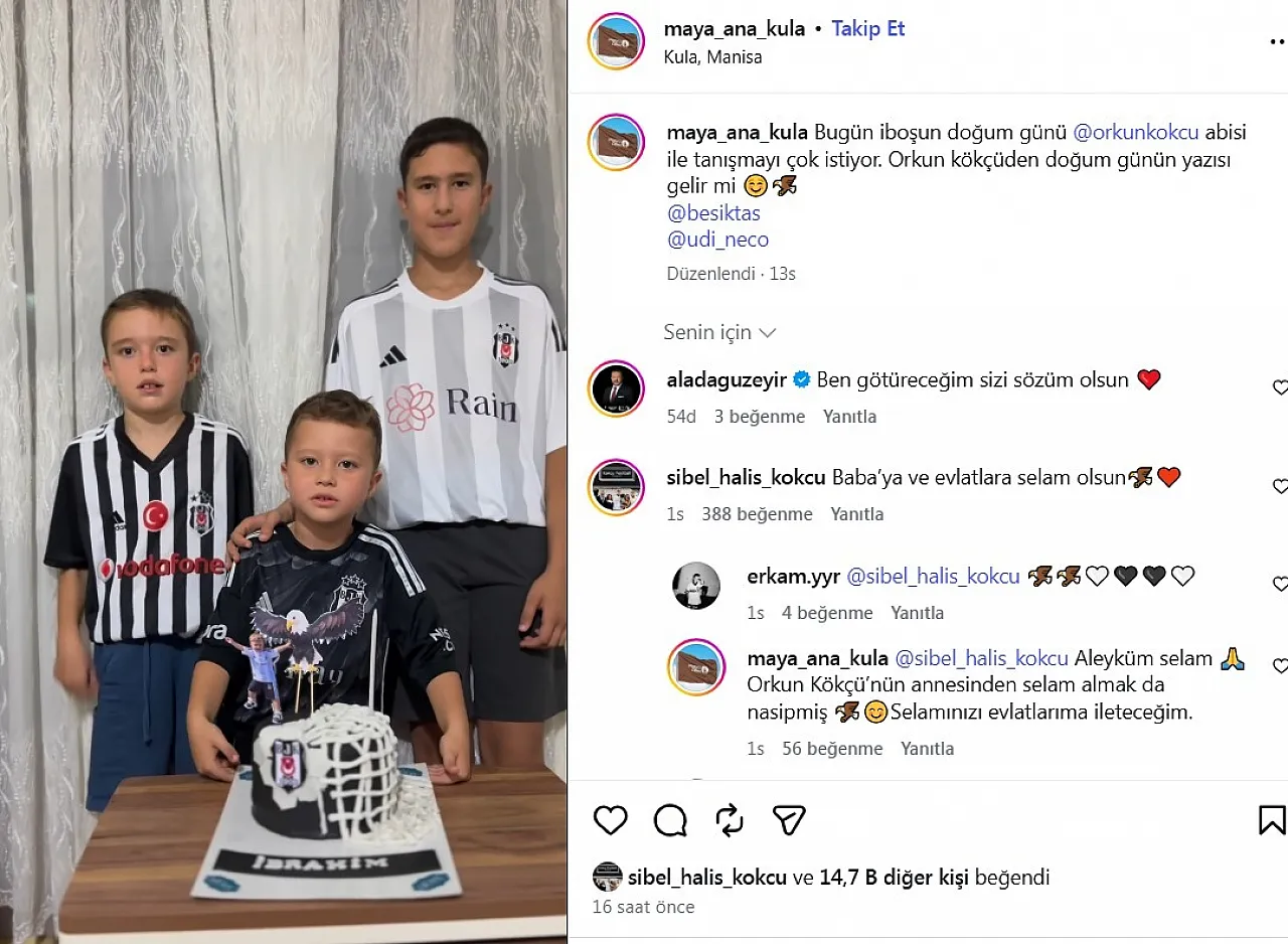 Afyonlu Yıldız Orkun Kökçü'nün Ailesinden Şık Davranış