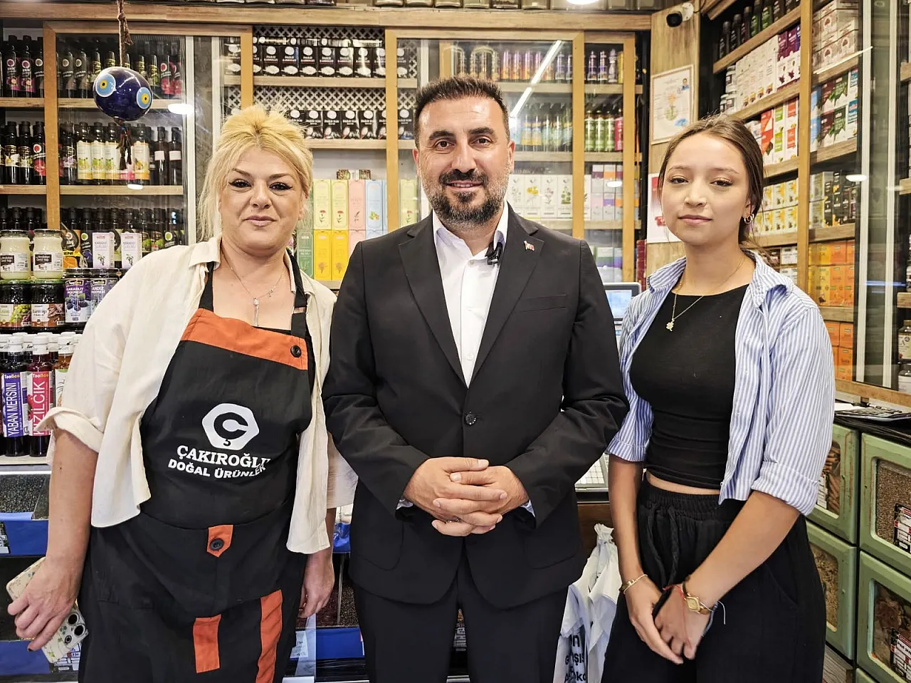 Başkan Kavak, Esnafla Bir Arada