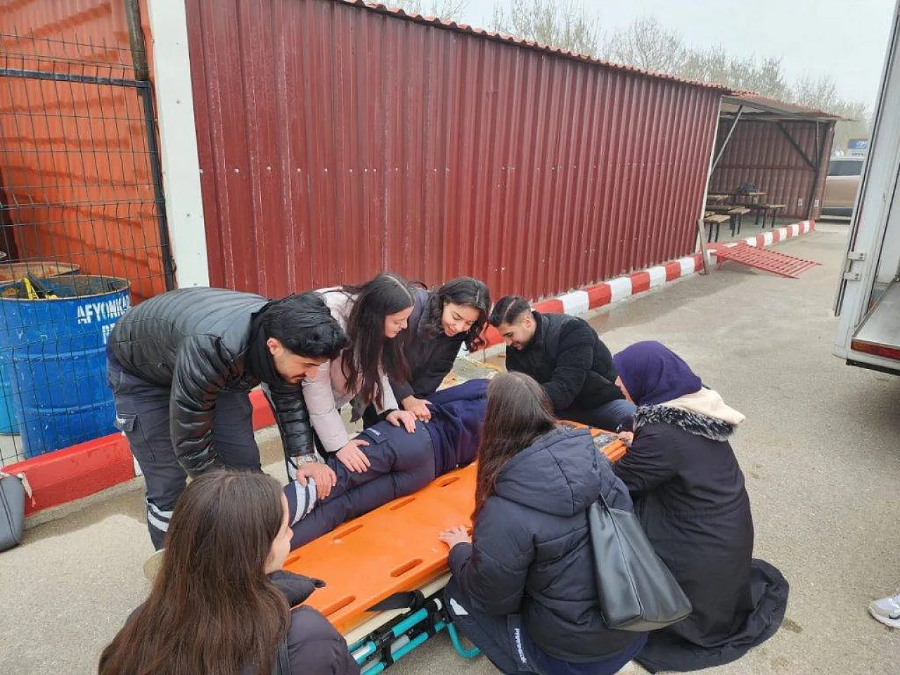 AFSÜ'de Ambulans Sürüş Güvenliği Eğitimi Verildi