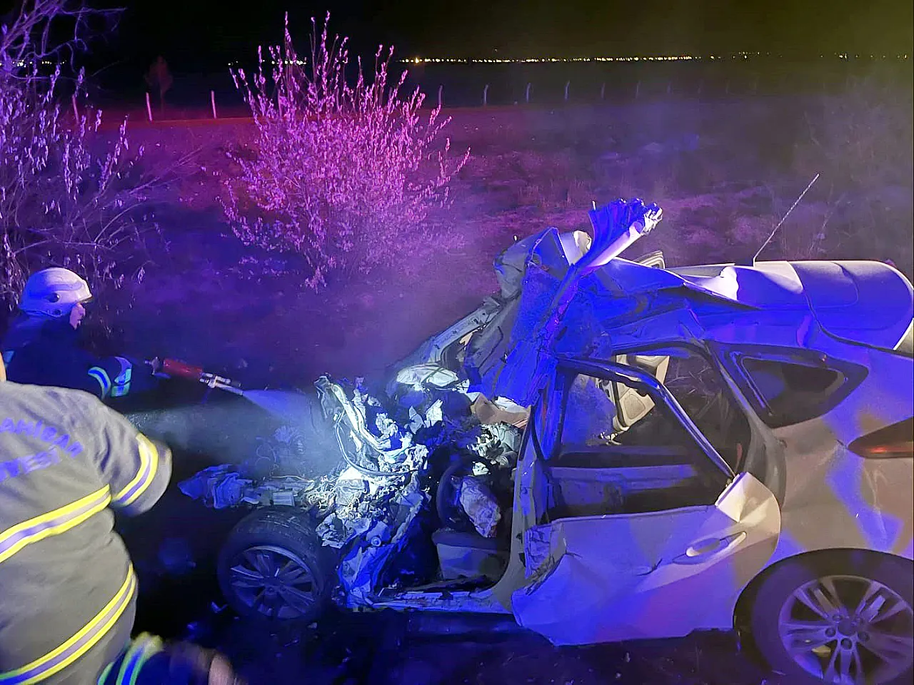 Afyon'da Korkunç Kaza: Hurdaya Dönen Araçta Can Verdi