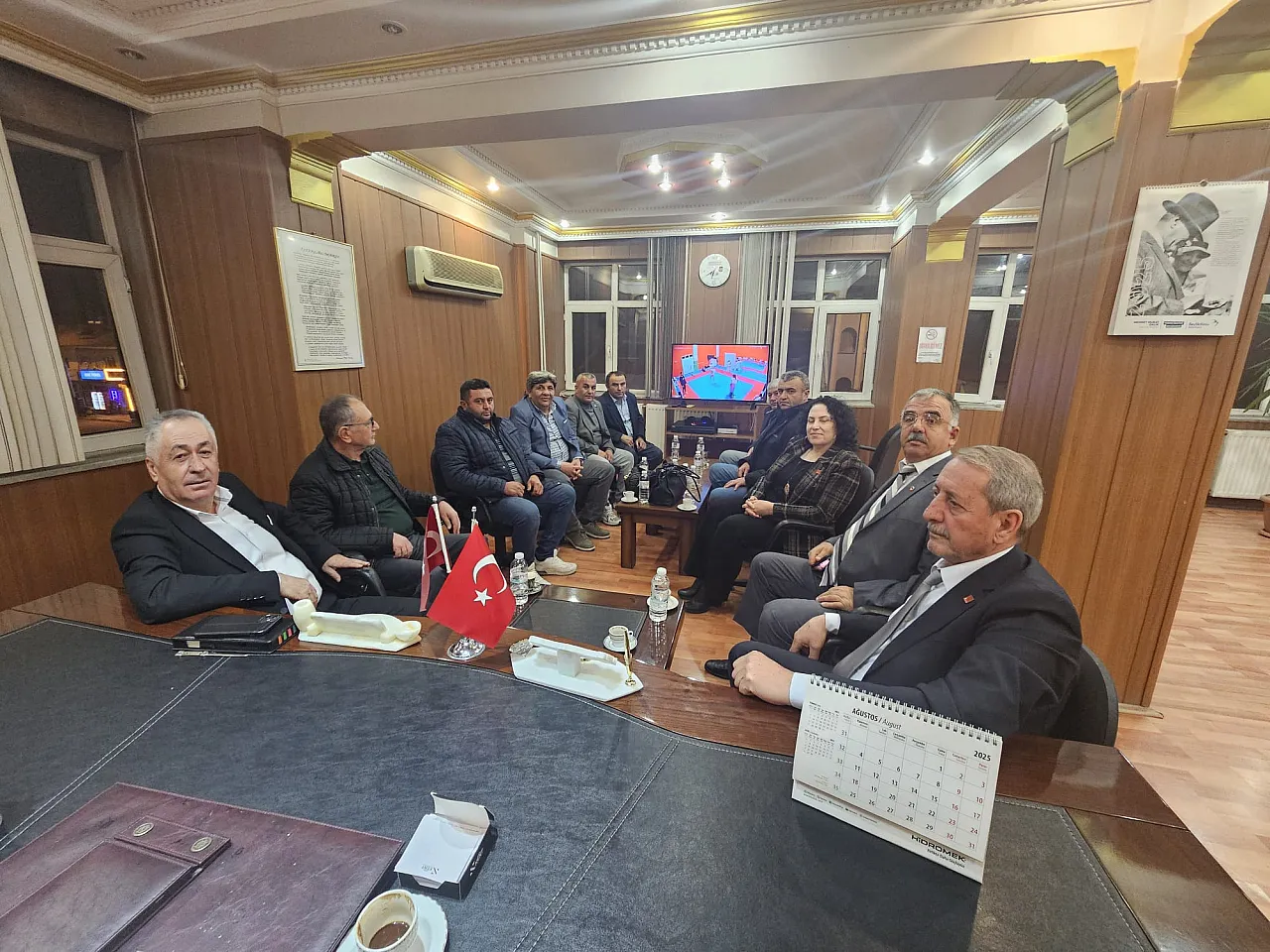 CHP Afyon İl Yönetimi, CHP'li Belediyeleri Ziyaret Etti