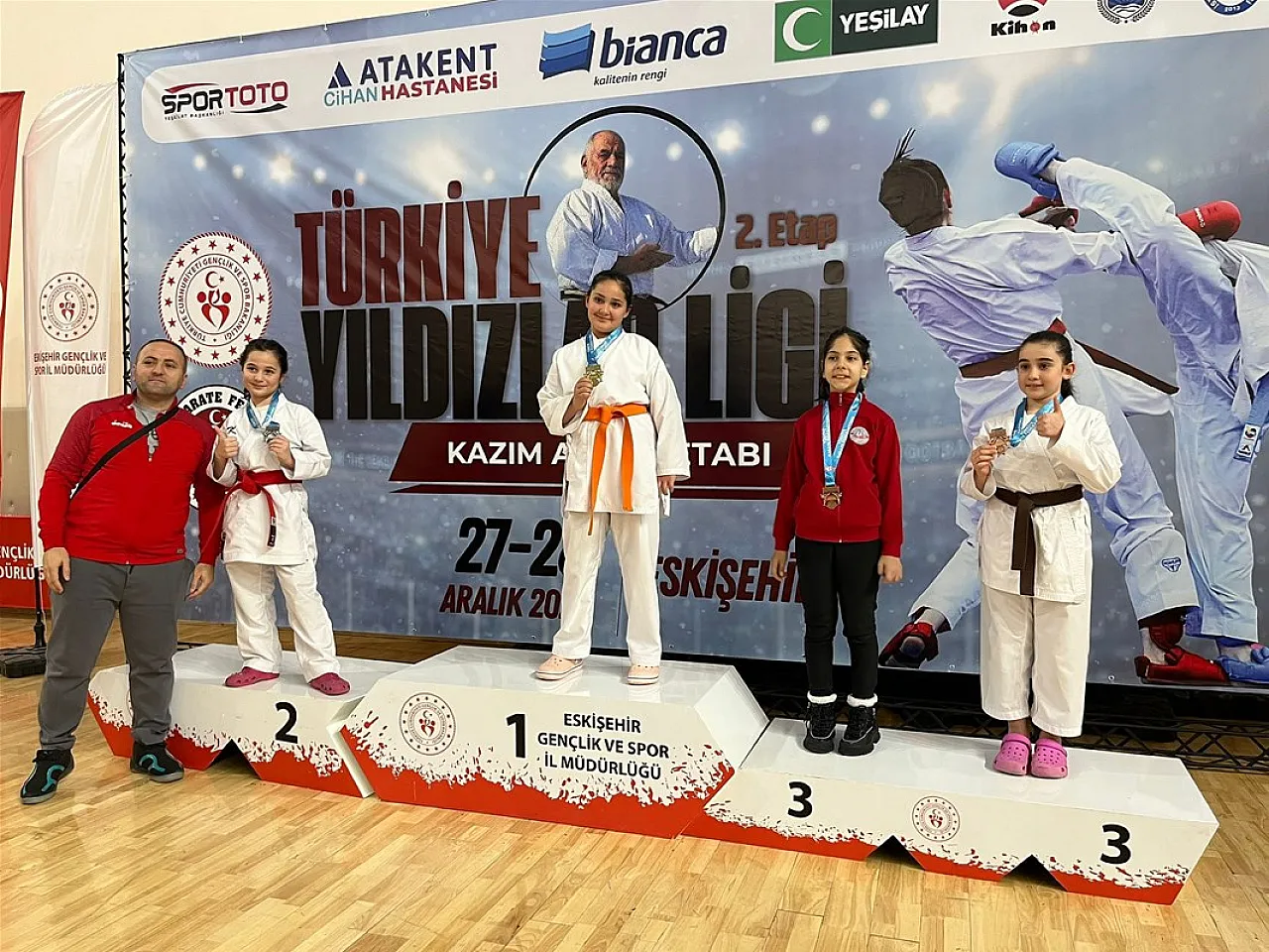 Eskişehir'de, Karate Liginde Afyon Rüzgârı Esti