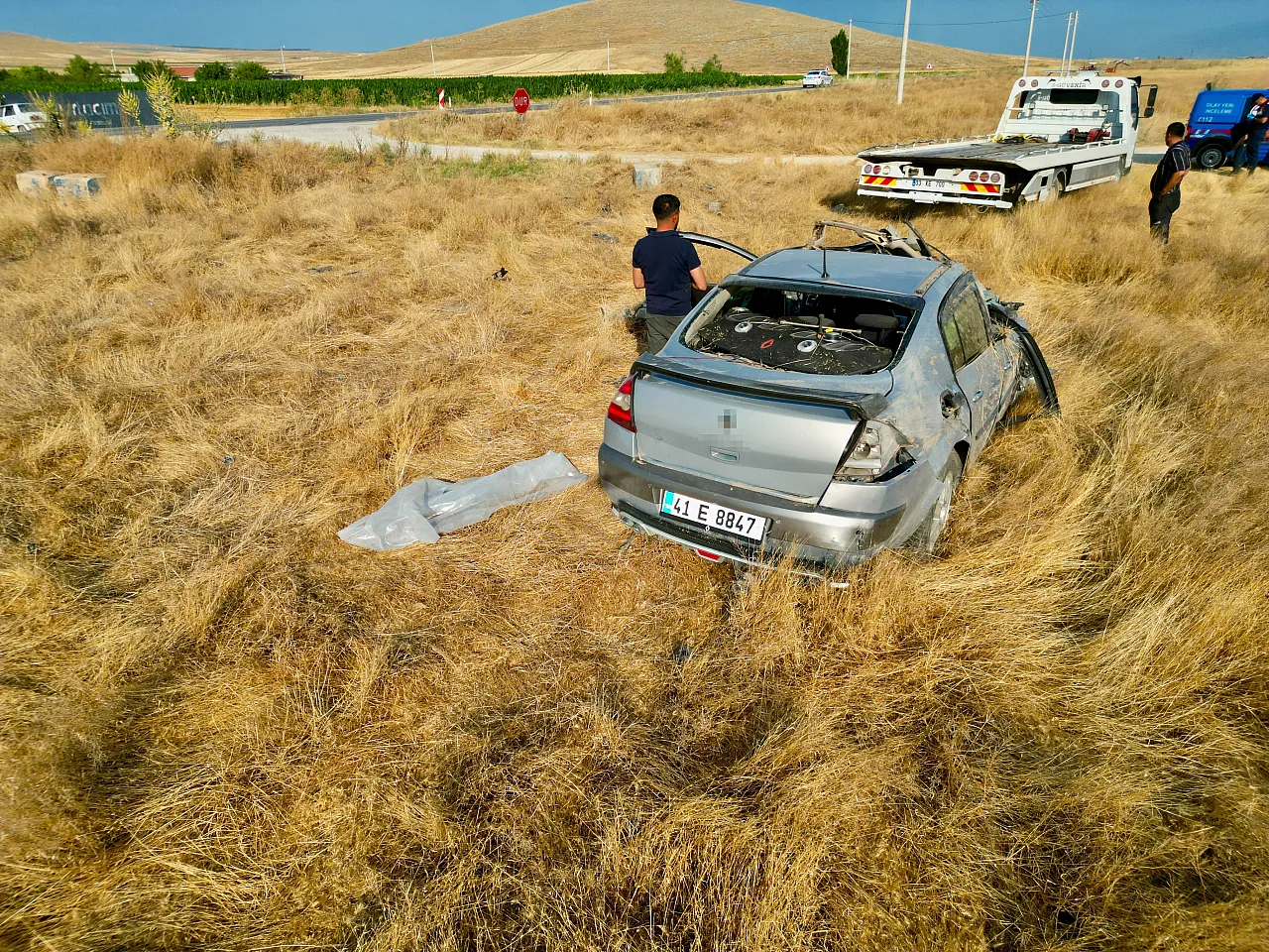 Hurdaya Dönen Otomobil Sürücüsü Hayatını Kaybetti
