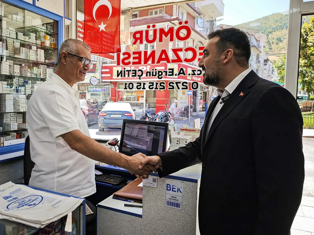 Başkan Kavak, Esnafla Bir Arada