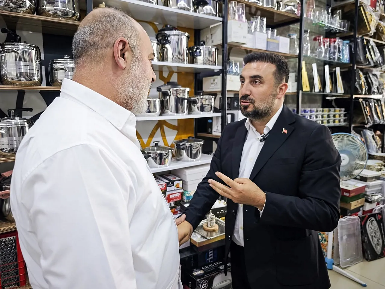Başkan Kavak, Esnafla Bir Arada