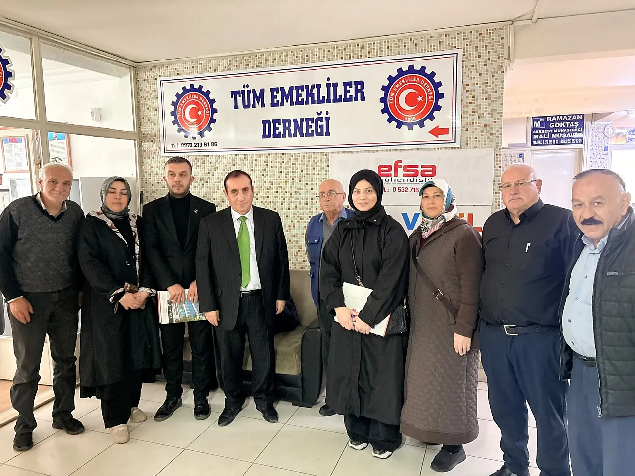 Yeniden Refah Partisi Kadın Kolları, Afyon'da Erbakan'ın mektubunu iletti