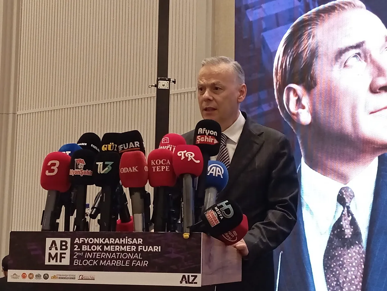 'Bu Fuar Afyonkarahisar'ın Doğal Taştaki Liderliğini Dünyaya Gösteriyor'
