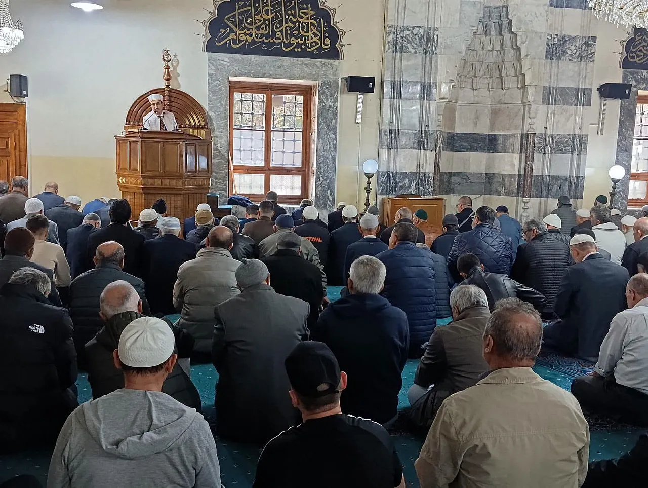 Müftü Çelik, İlk Cuma Vaazını İmarette Verdi