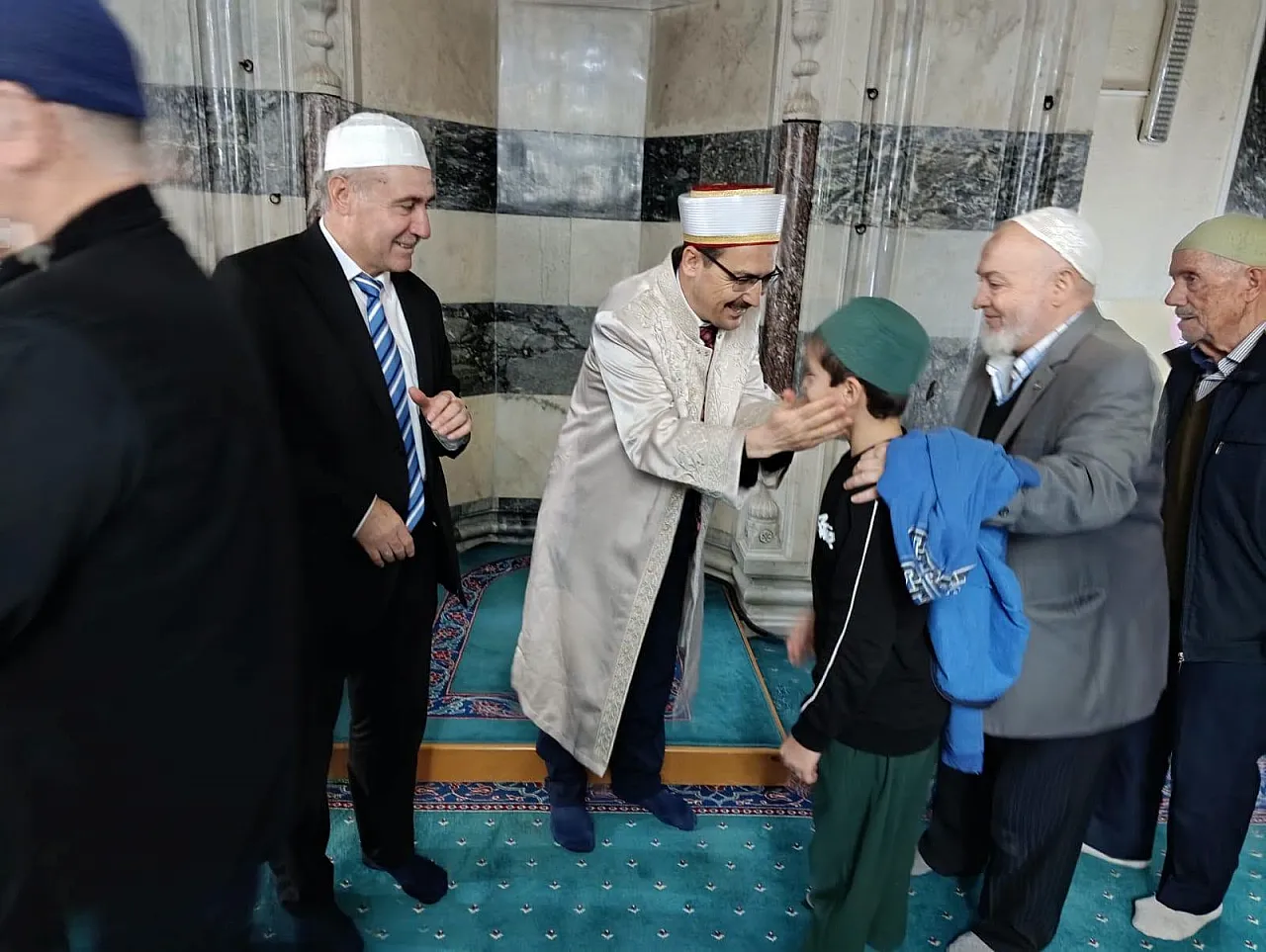 Müftü Çelik, İlk Cuma Vaazını İmarette Verdi