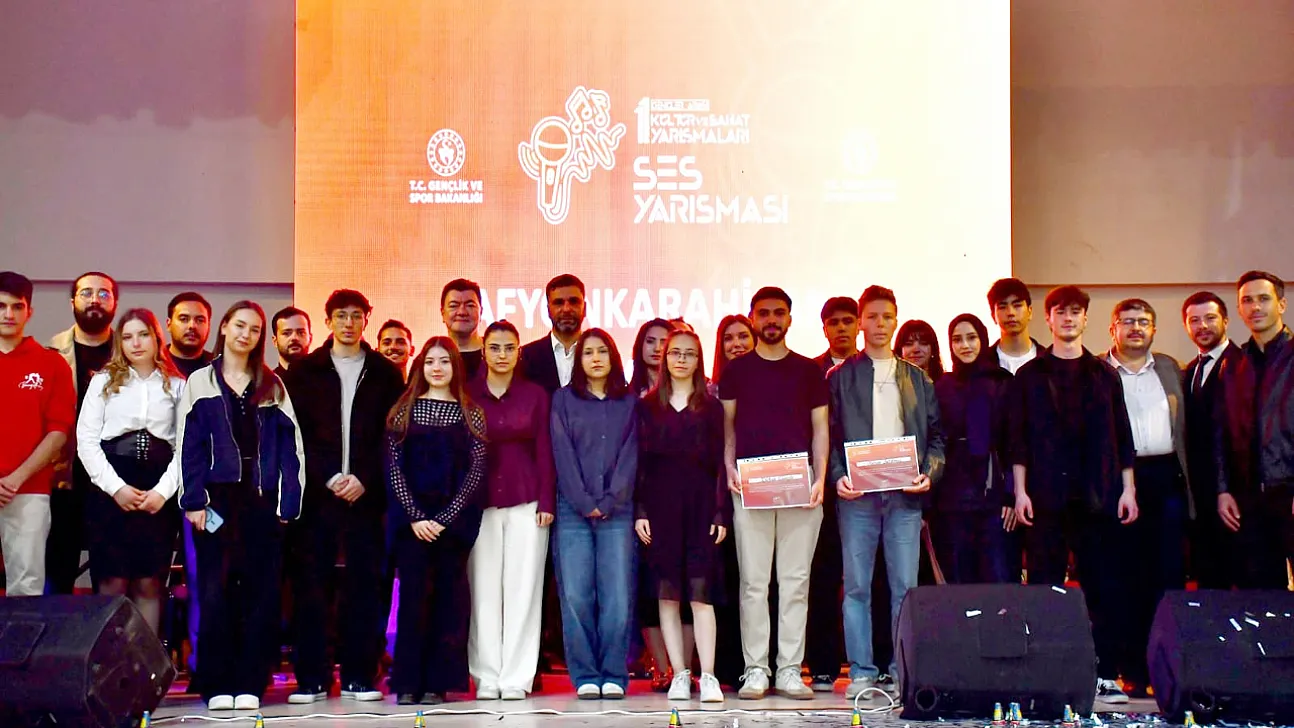 Afyonkarahisar'da Ses Yarışması Yapıldı