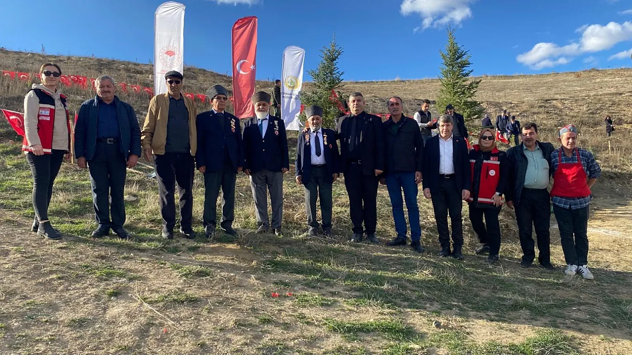 Bozüyük'te Şehitler Anısına Fidan Dikimi