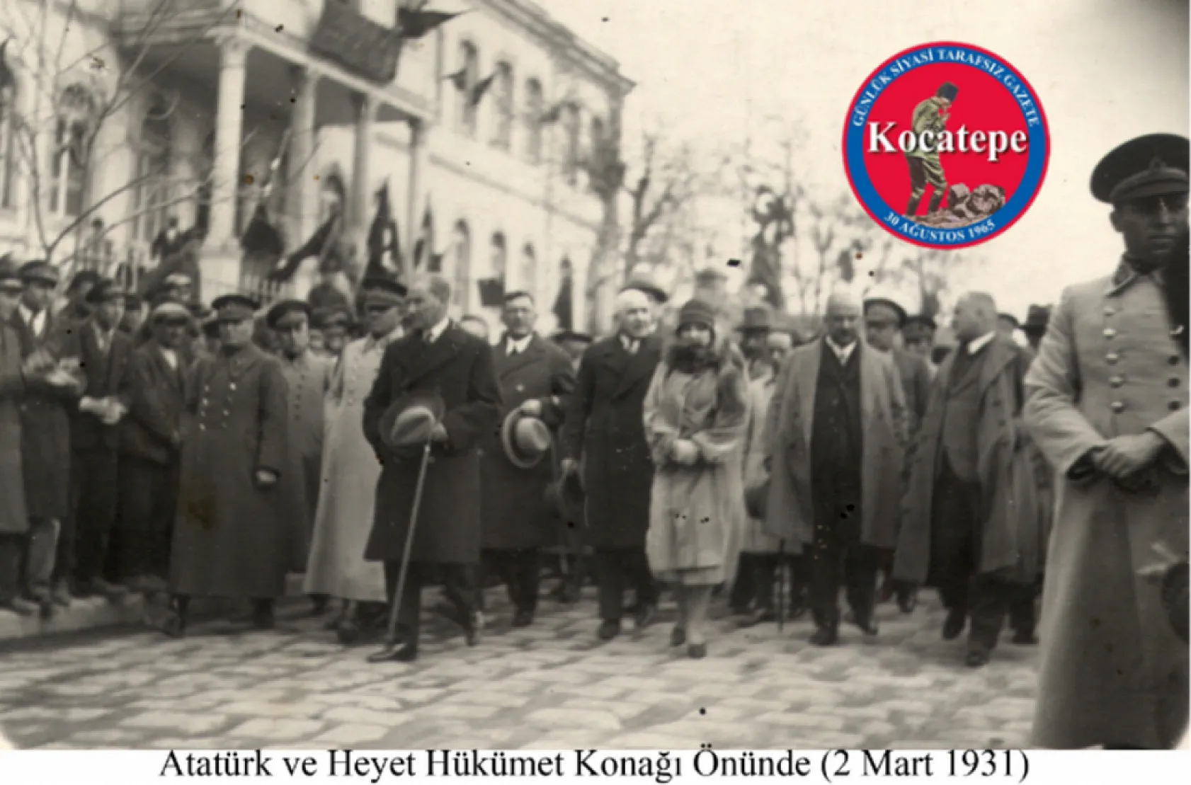 Atatürk Afyonkarahisar'da. Tarihi Fotoğraflar