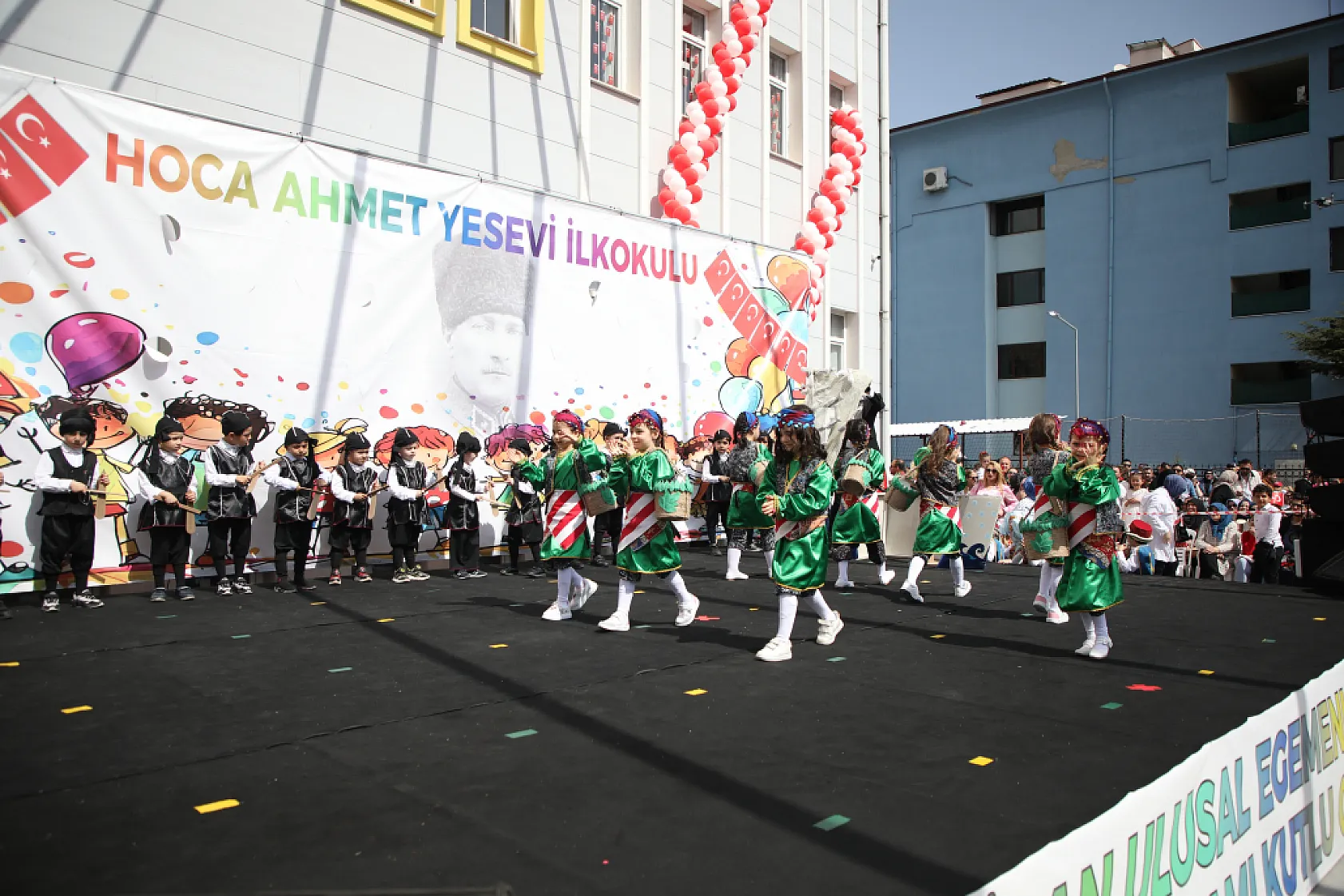 23 Nisan Ulusal Egemenlik ve Çocuk Bayramı'nı En Güzel Kutlayan Okul