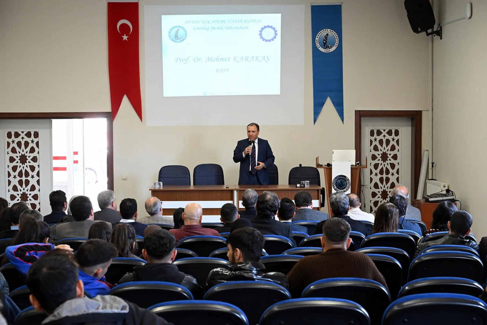 Rektör Karakaş, 2 MYO'da İncelemelerde Bulundu