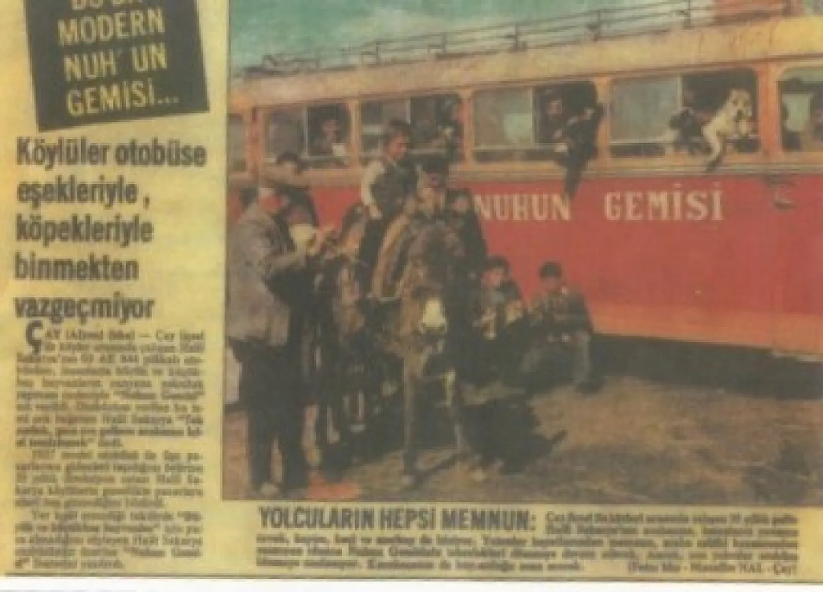 Nuhun Gemisi Afyon'daydı!