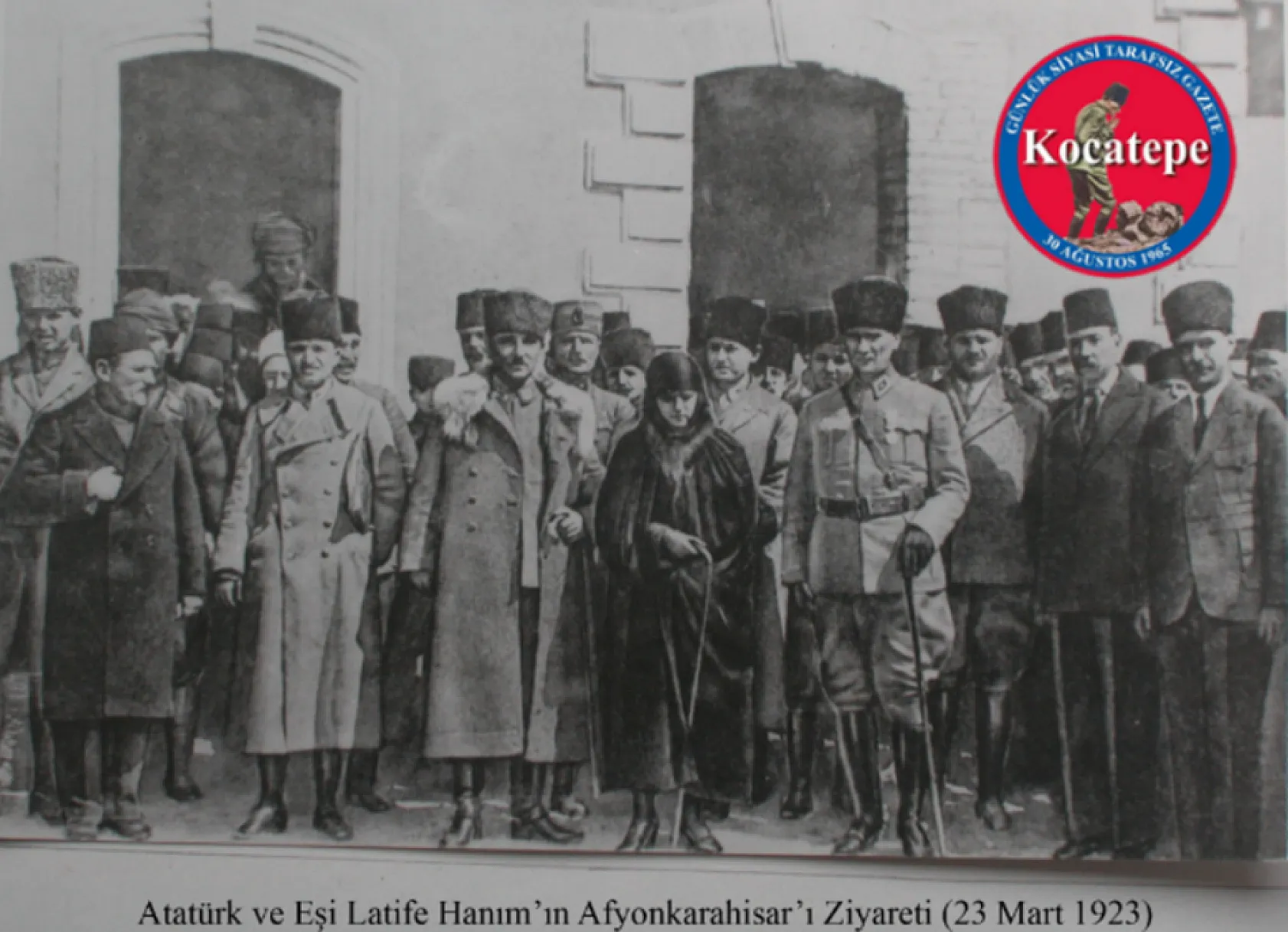 Atatürk Afyonkarahisar'da. Tarihi Fotoğraflar
