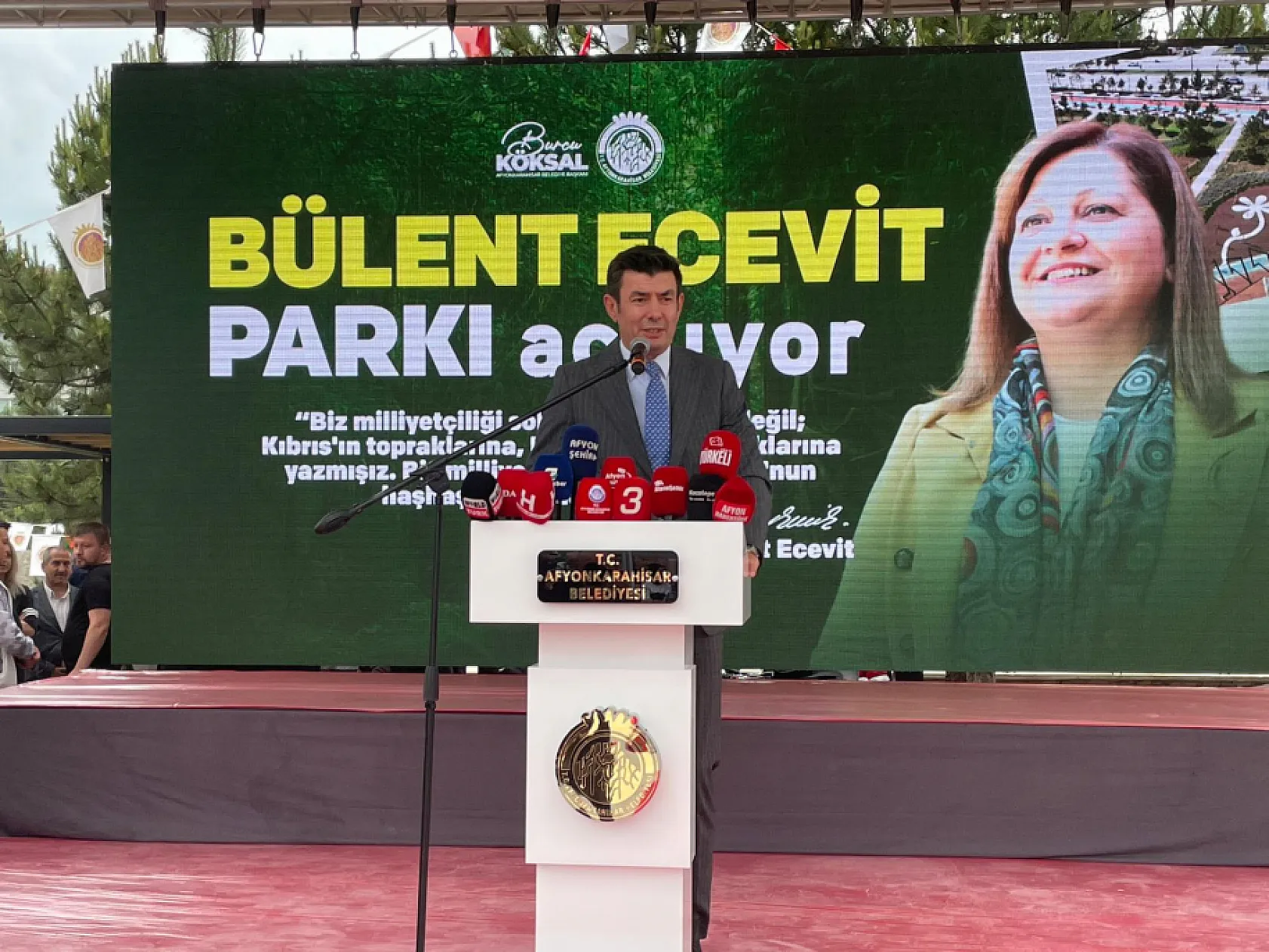 Bülent Ecevit Parkı Törenle Açıldı