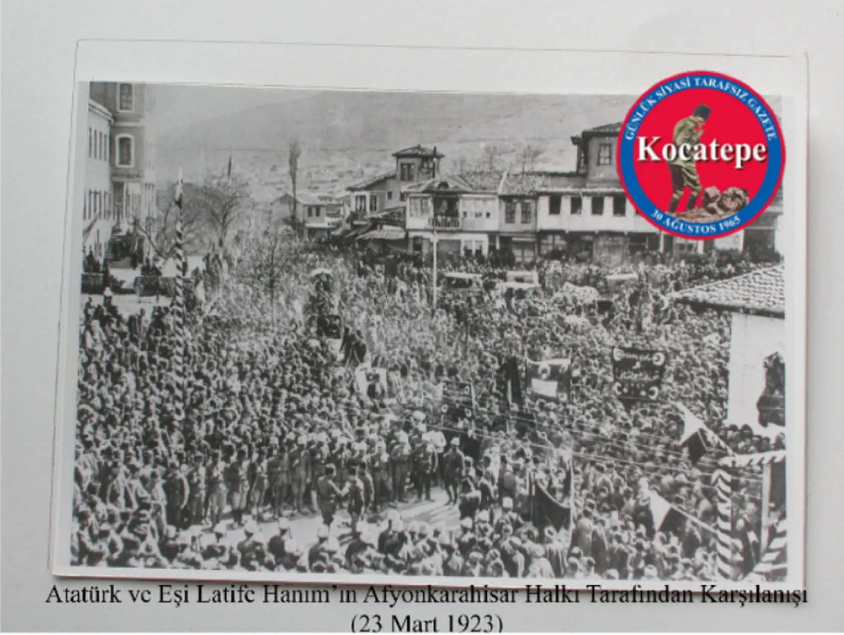 Atatürk Afyonkarahisar'da. Tarihi Fotoğraflar