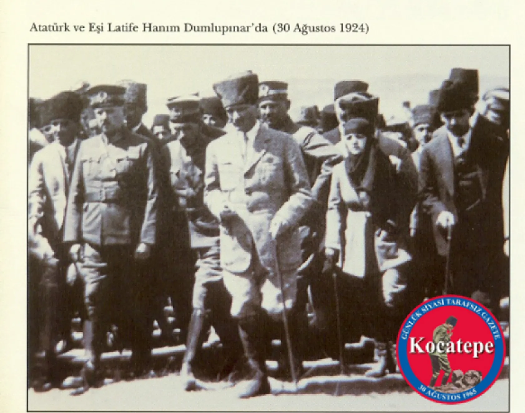 Atatürk Afyonkarahisar'da. Tarihi Fotoğraflar