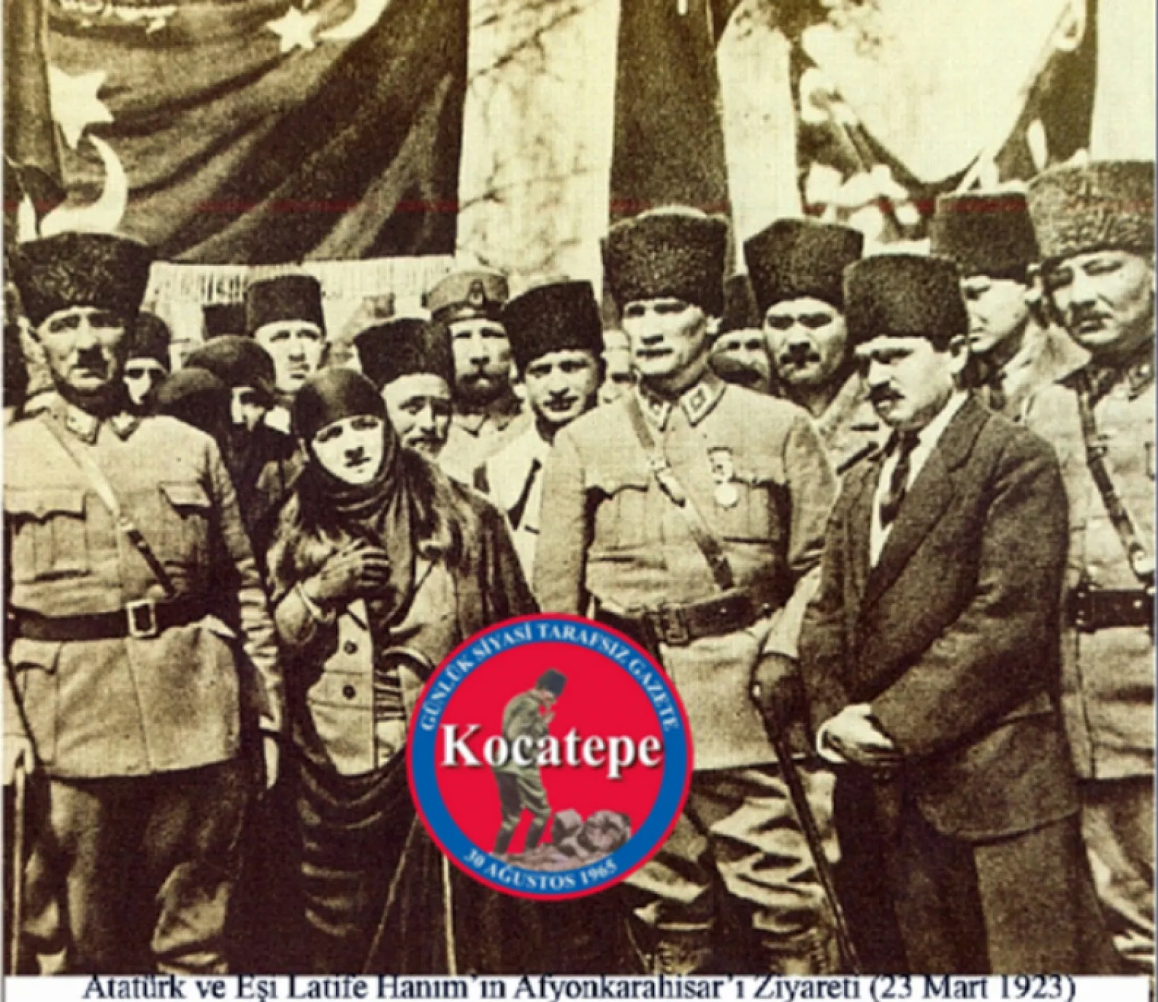 Atatürk Afyonkarahisar'da. Tarihi Fotoğraflar