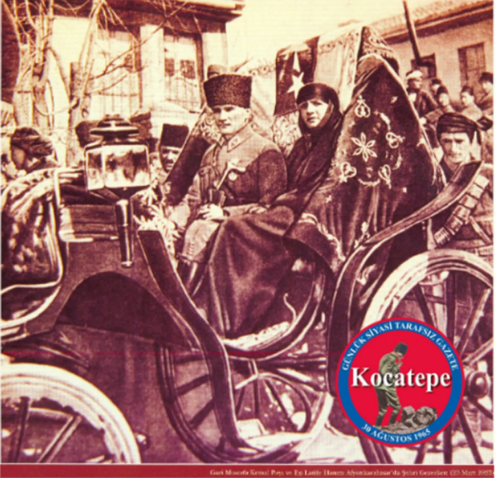 Atatürk Afyonkarahisar'da. Tarihi Fotoğraflar