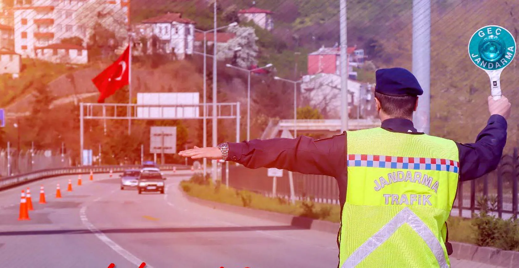 Jandarma Tonajlı Araçları Denetliyor