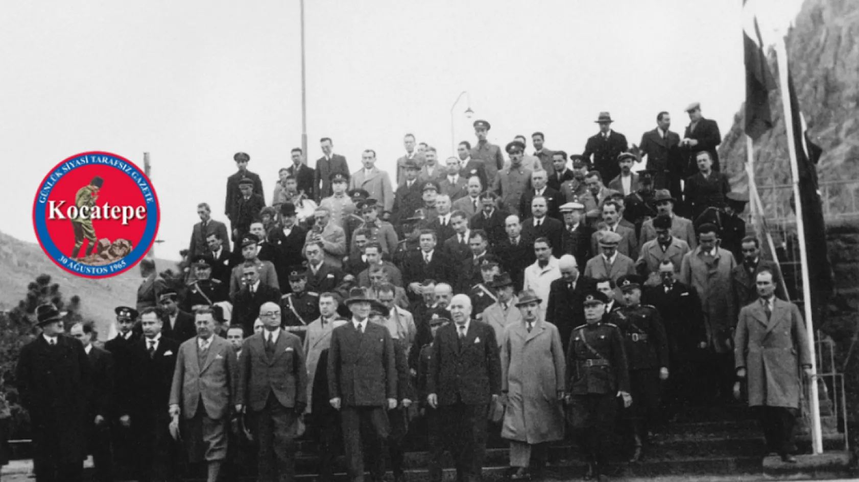 Atatürk Afyonkarahisar'da. Tarihi Fotoğraflar