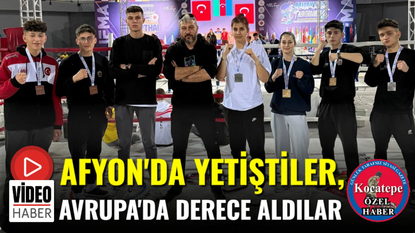 Afyon'da Yetiştiler Avrupa'da Derece Aldılar