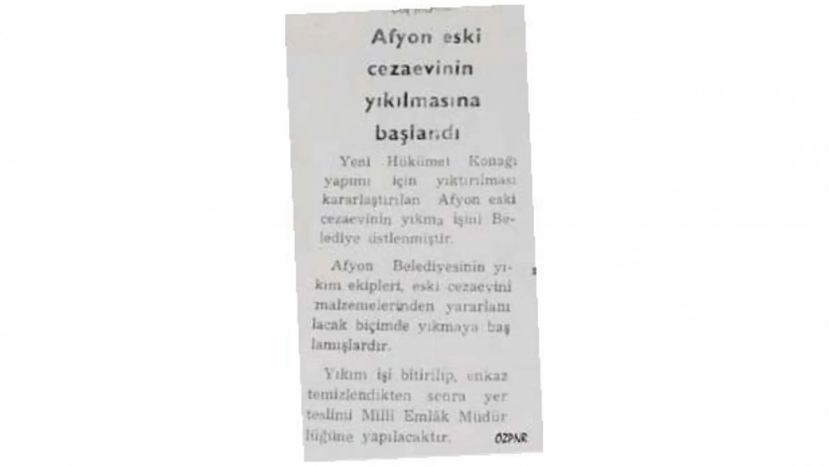 Afyon'daki Bu Binayı Biliyor Musunuz?