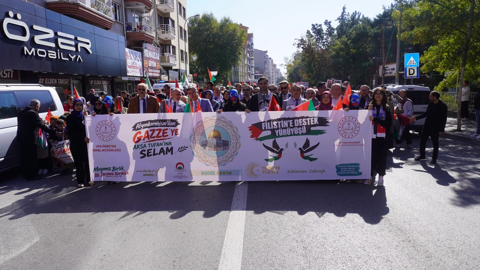 7 Ekim'de Afyon'dan Filistin'e 7 Bin Selam