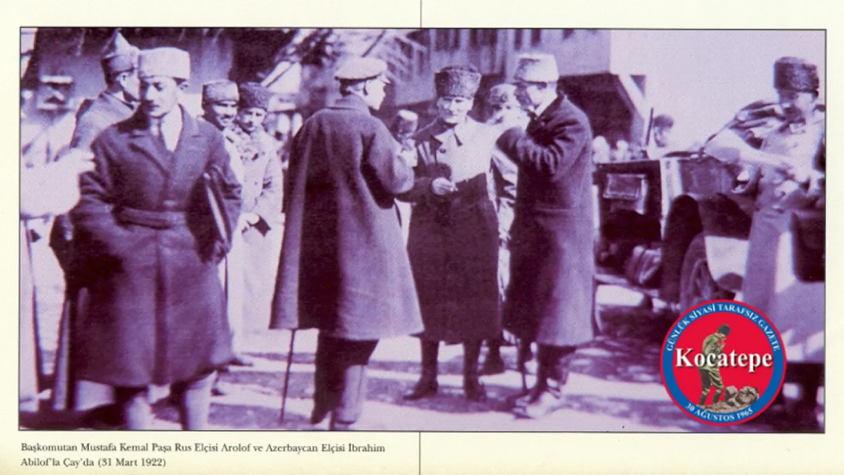 Atatürk Afyonkarahisar'da. Tarihi Fotoğraflar