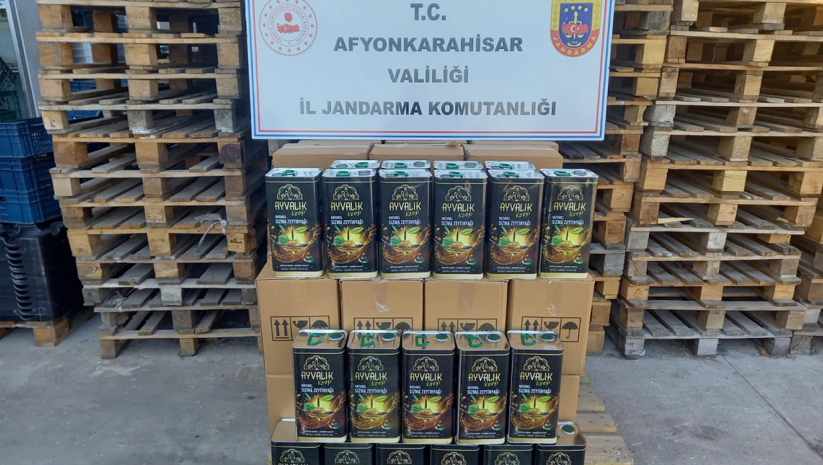 680 Litre Sahte Zeytinyağı Ele Geçirildi