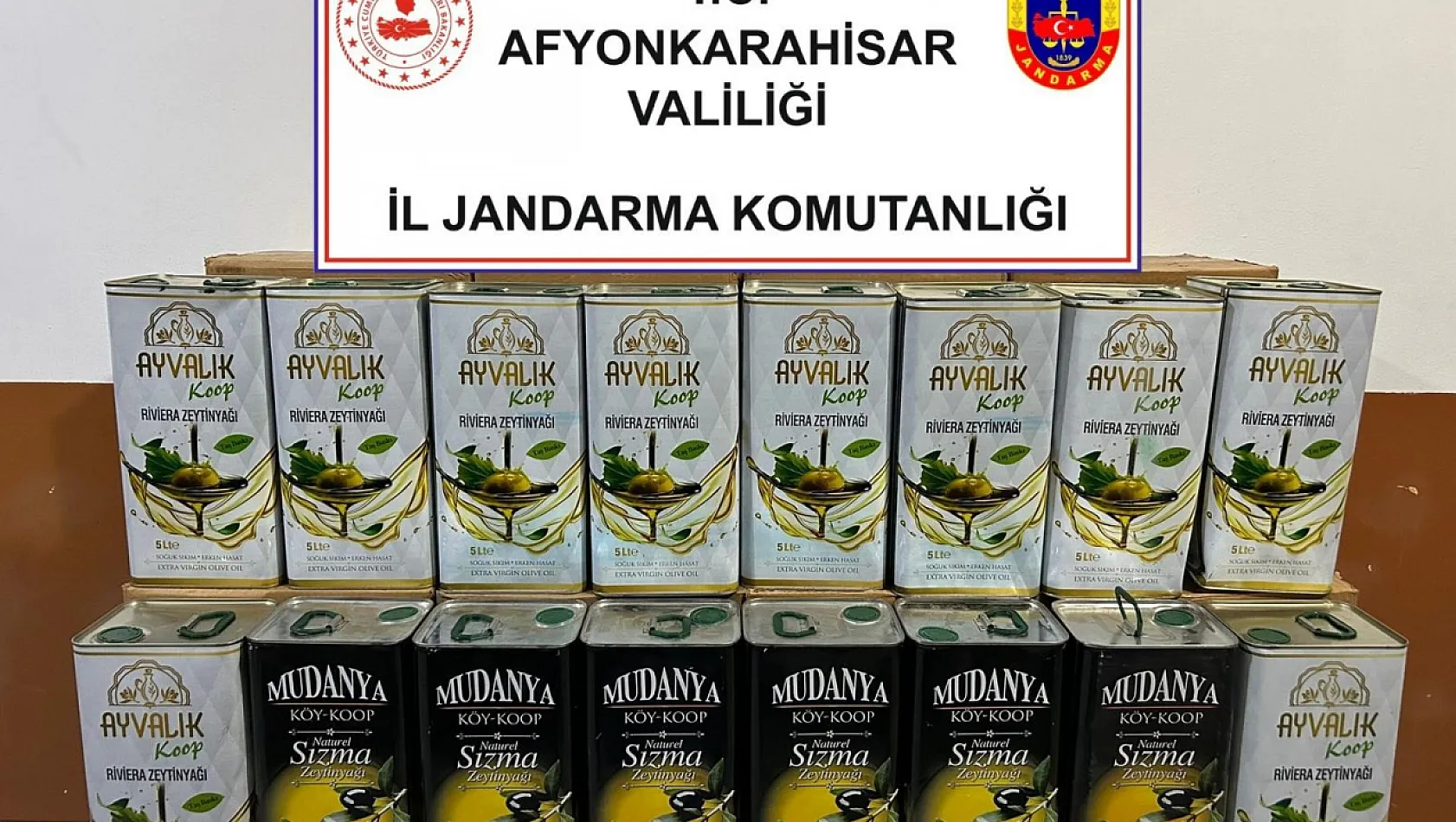 'Afyonkarahisar'da Şok Baskın: 310 Litre Sahte Zeytinyağı Ele Geçirildi!'