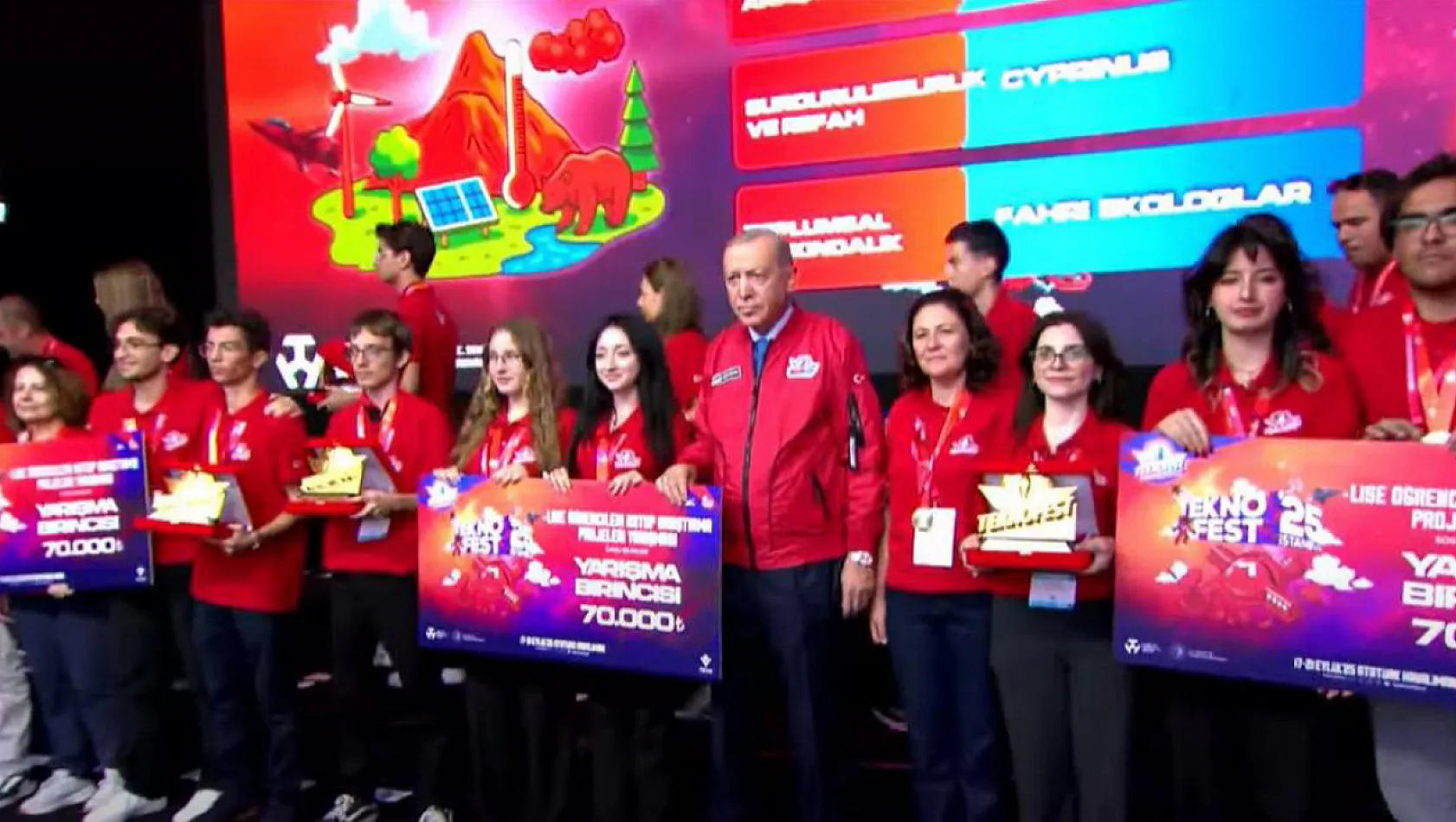Afyonlu Öğrenciler Ödüllerini Cumhurbaşkanı'ndan Aldı