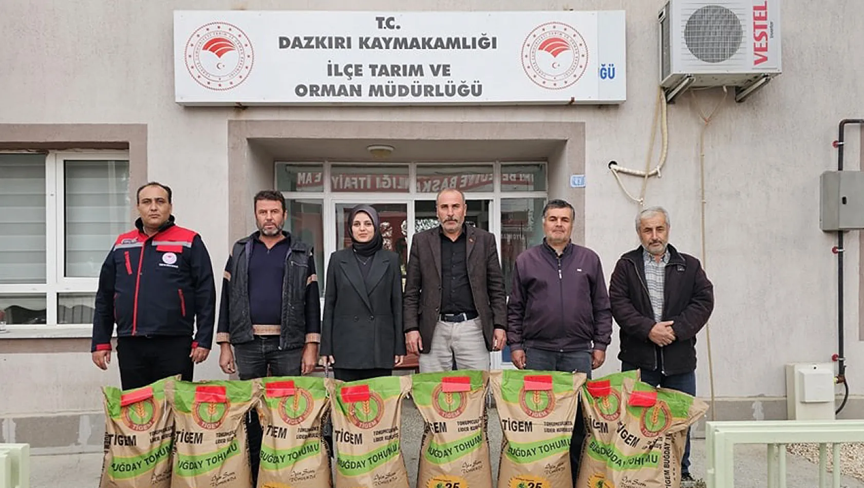 Dazkırı'da 1067 Dekar Toprağa Buğday Ekilecek