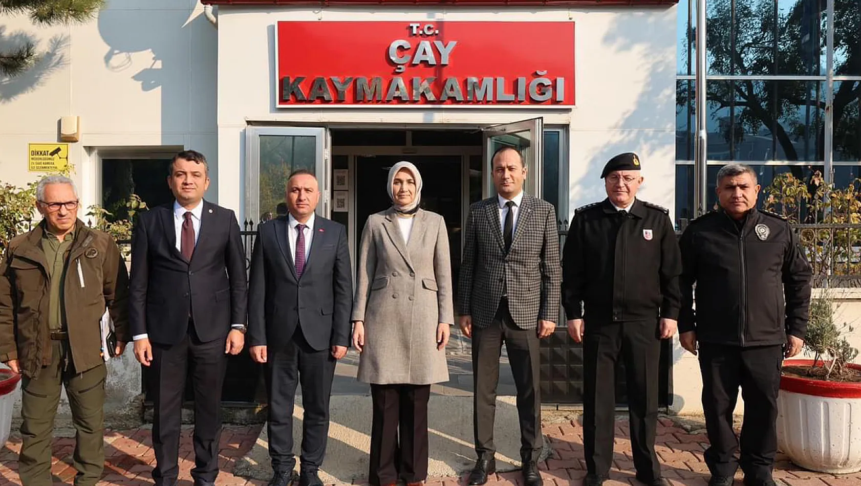 Kaymakam Topuz, Vali Yiğitbaşı'nı Bilgilendirdi