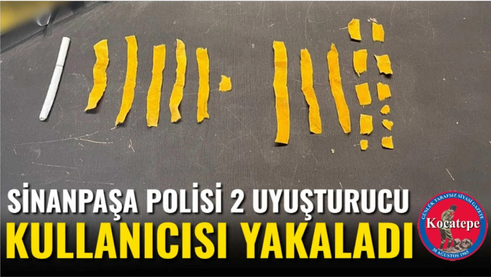 Sinanpaşa Polisi 2 Uyuşturucu Kullanıcısı Yakaladı